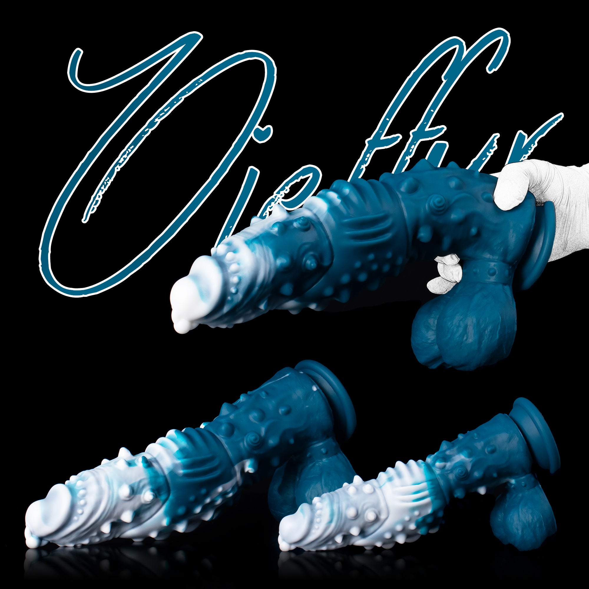 Koopa Silicone Monster Dildo - Suction Cup Design, Various Sizes Available