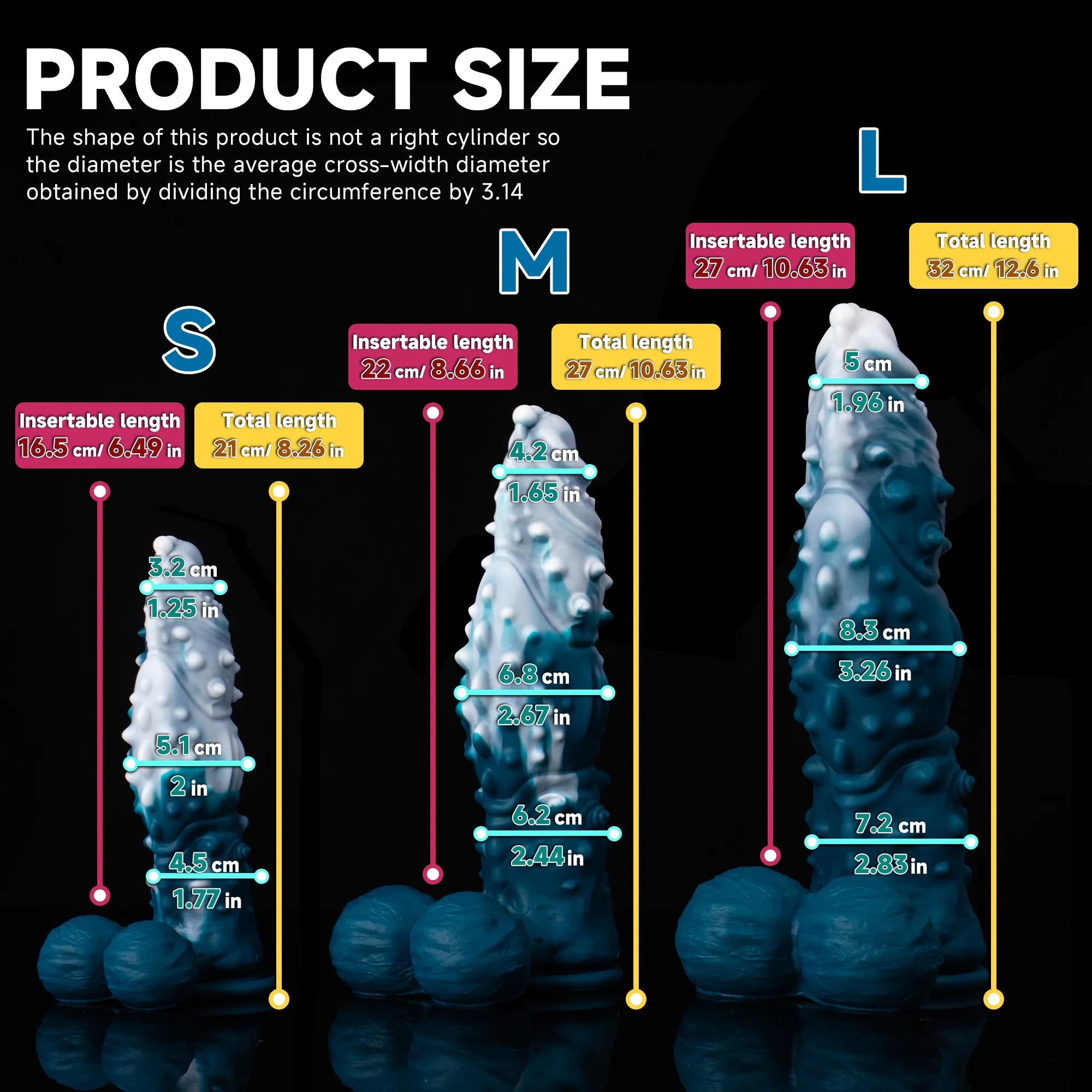 Koopa Silicone Monster Dildo - Suction Cup Design, Various Sizes Available - Oieffur