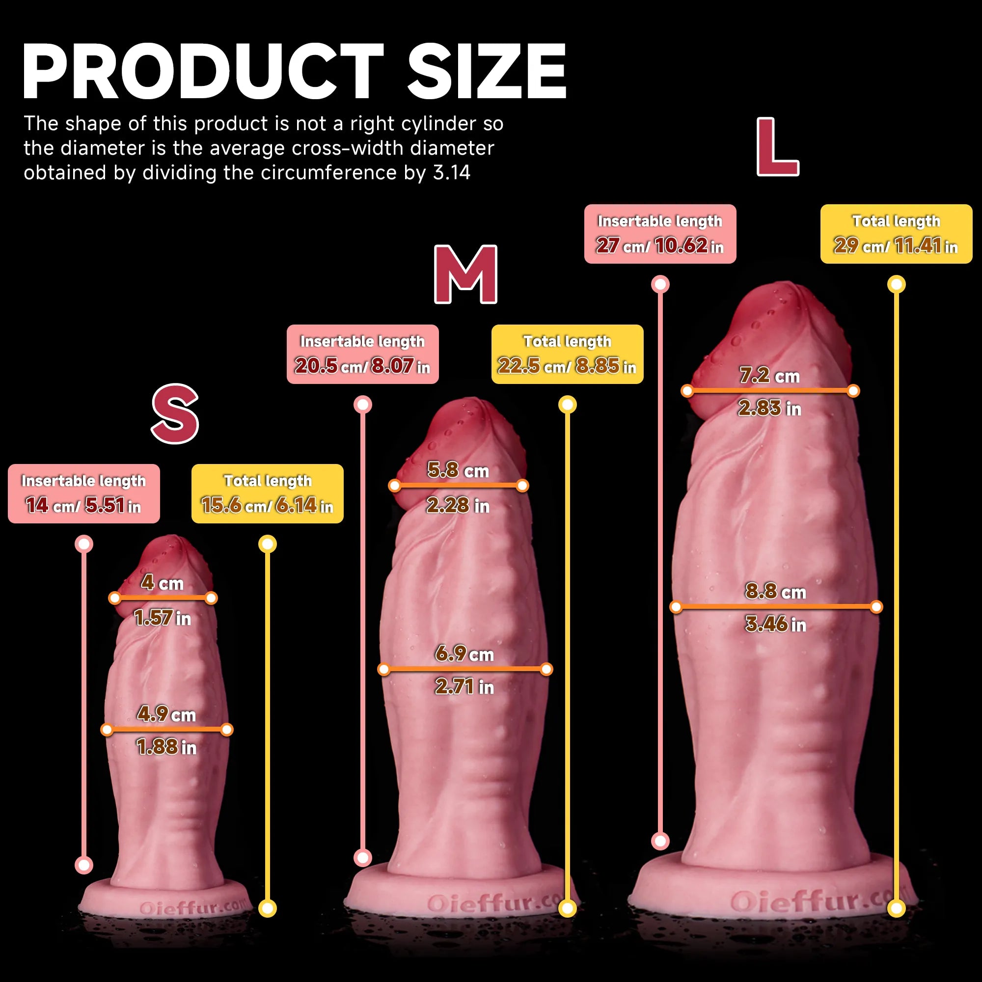 Sword Demon Giant Dildo | Strong Suction Cup Realistic Feel - Oieffur