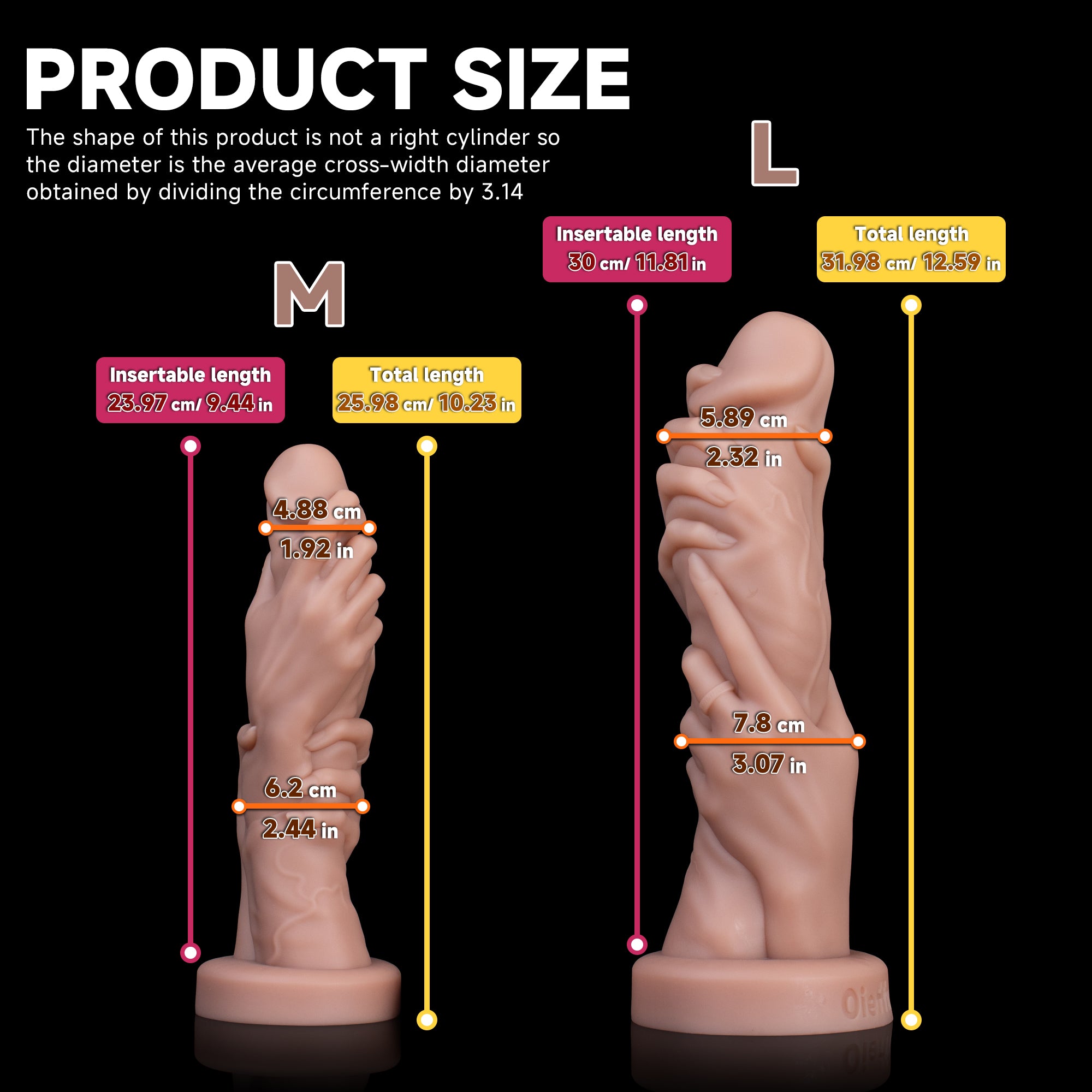 手持ちルースターリアルディルド - プラチナシリコン、ユニークなハンドグリップデザイン