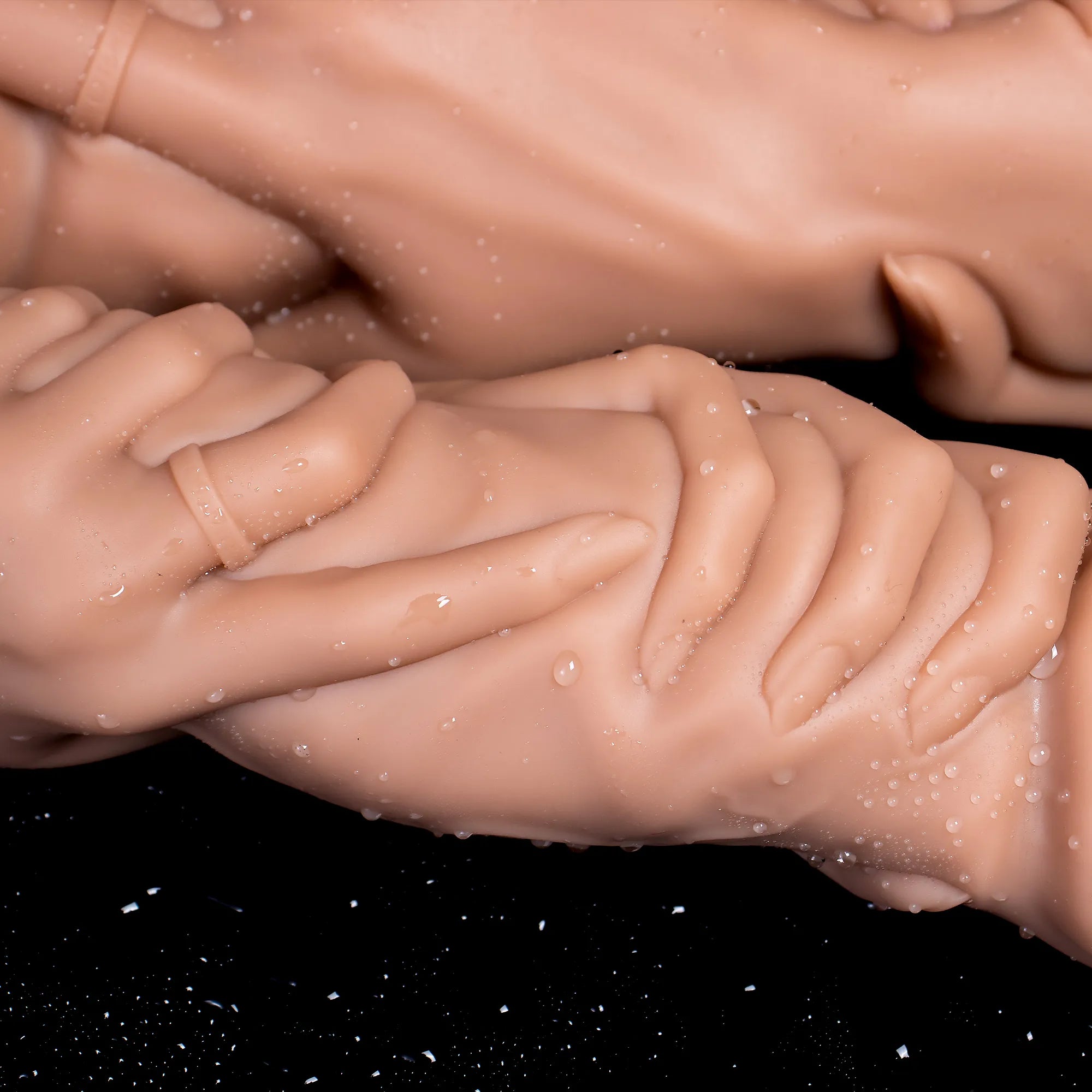 Handheld Rooster Realistic Dildo - Platinum Silicone, Unique Hand-Grip Design - Oieffur