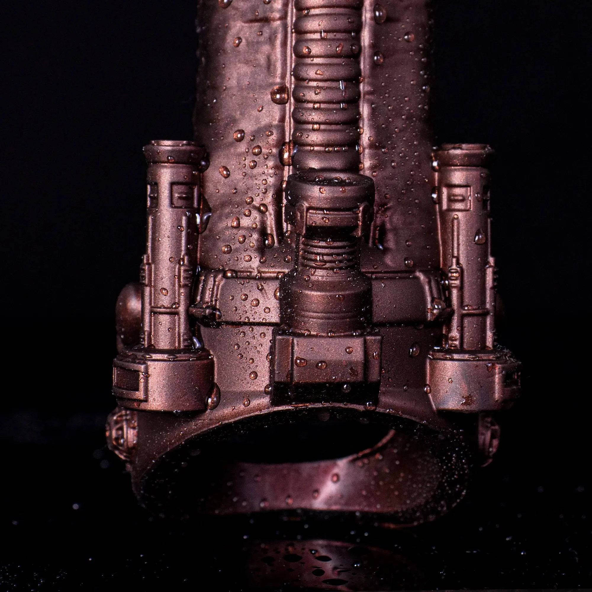 Oieffur Cyberpunk Sheath Male Extender Sleeve with mechanical real feel, designed as a penis sheath for enhanced sensation.