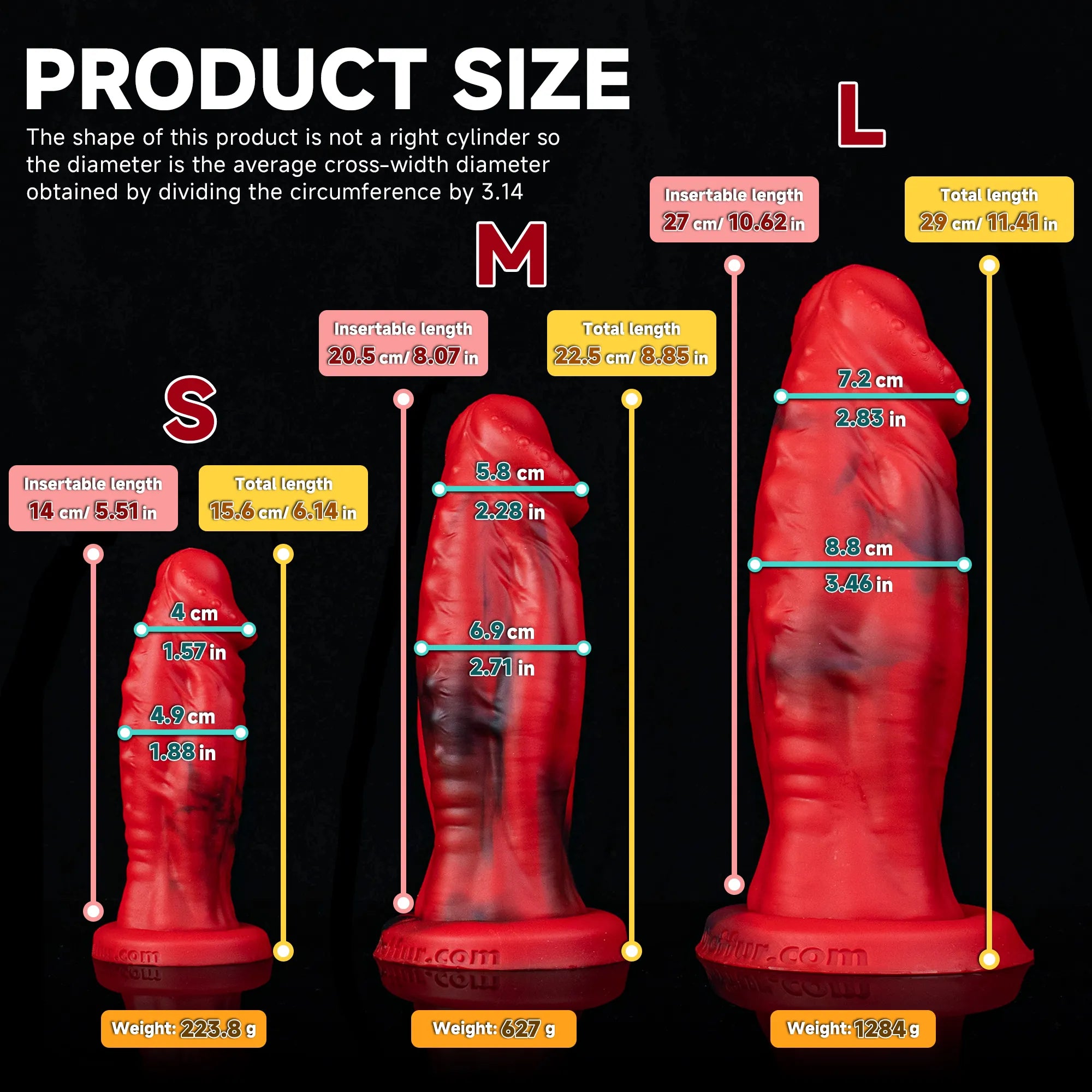 Sword Demon Giant Dildo | Strong Suction Cup Realistic Feel - Oieffur