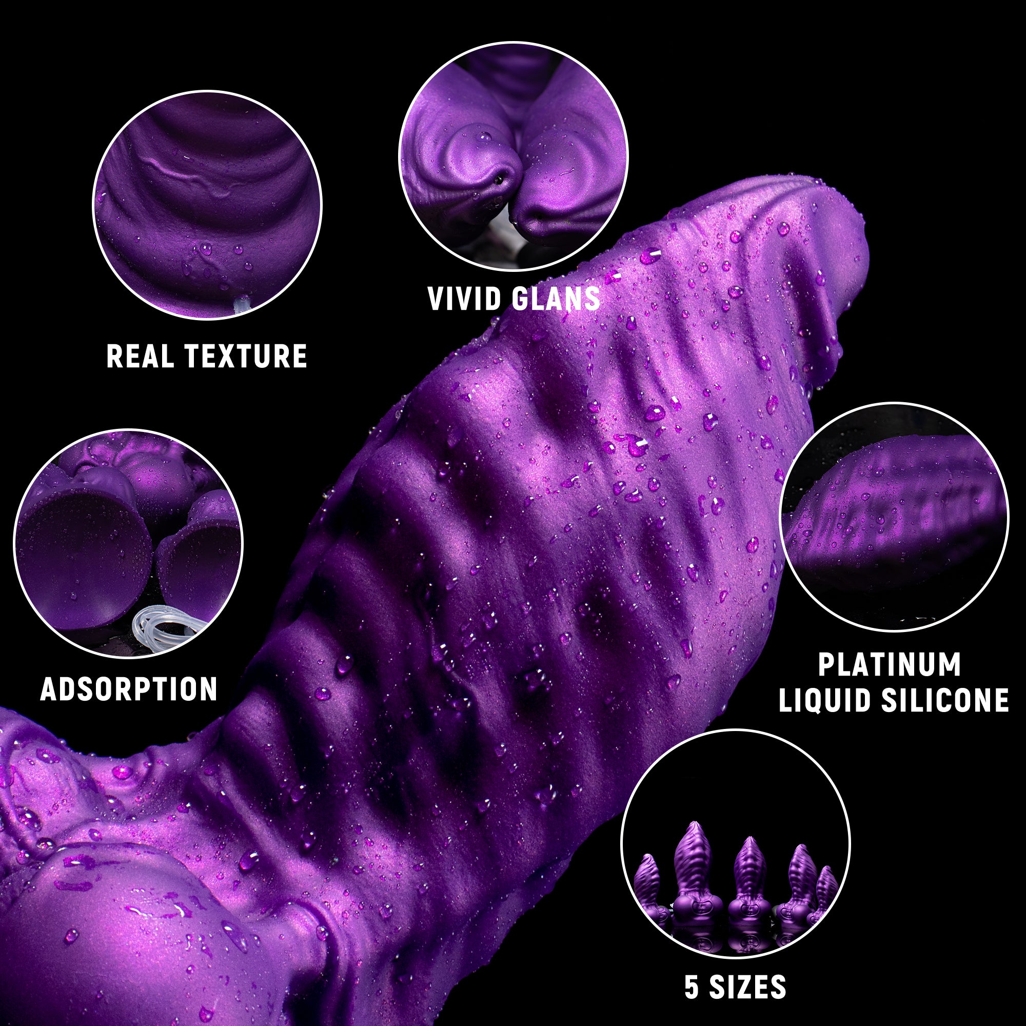 🎃Skyline Challenger Platinum Silicone Squirt Dildo