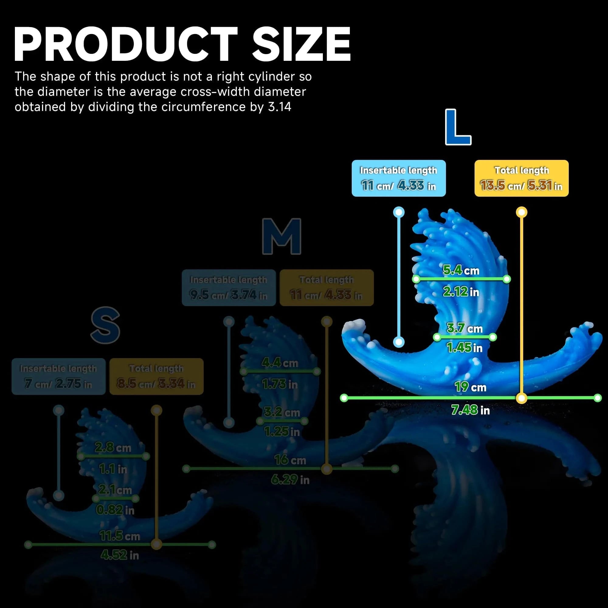 Wave Fantasy Anal Plug – Prostate Stimulating Dildo Toy