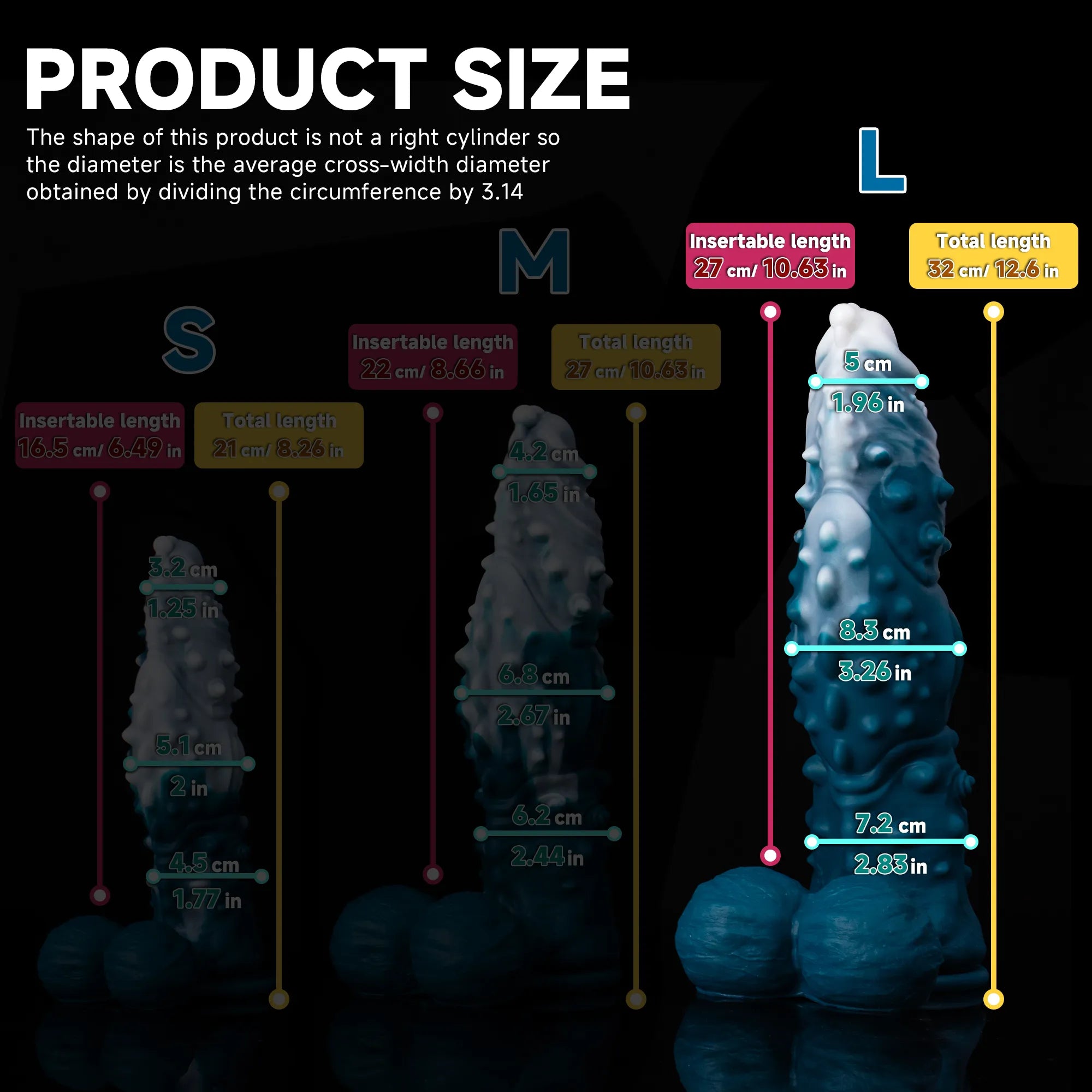 Koopa Silicone Monster Dildo - Suction Cup Design, Various Sizes Available - Oieffur