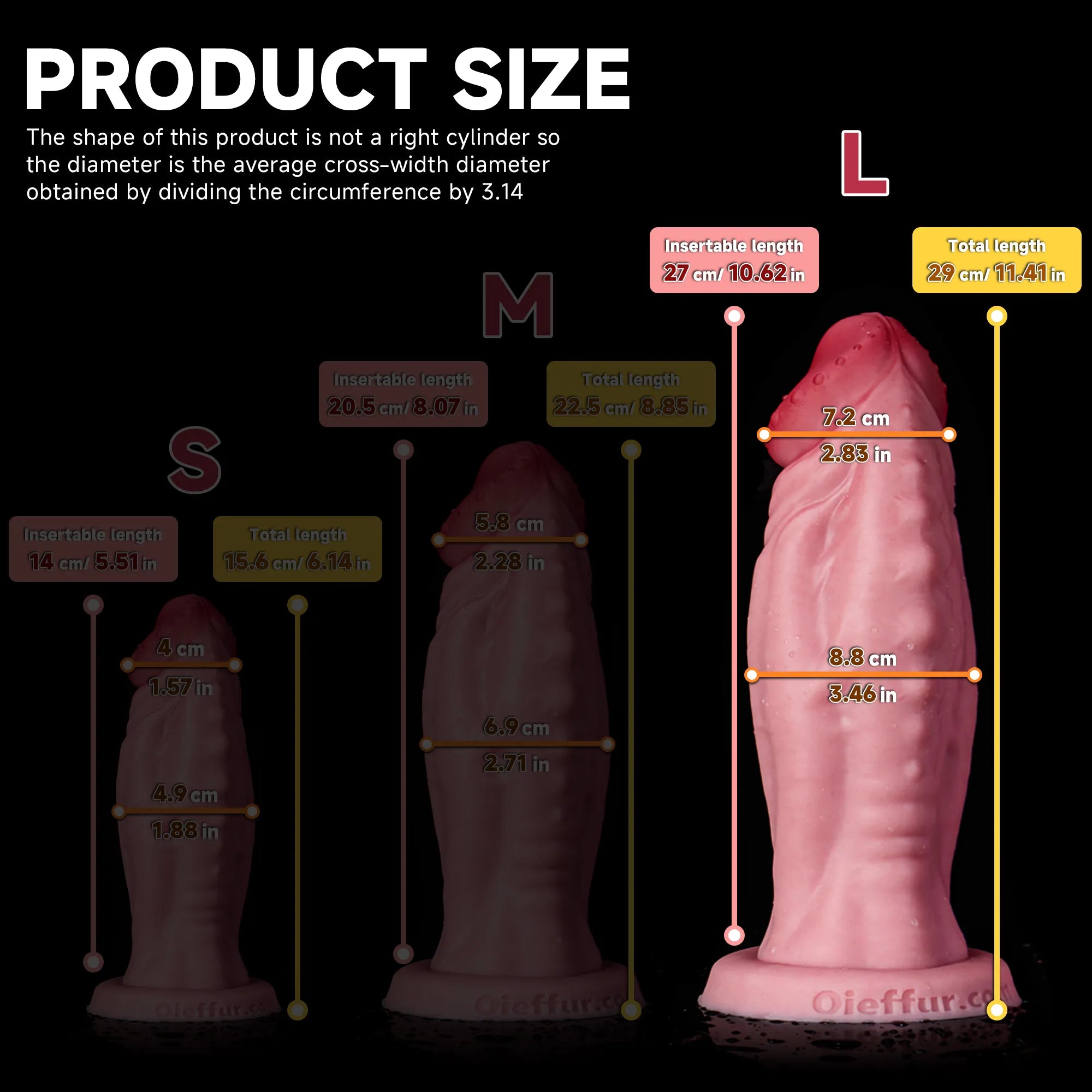 Sword Demon Giant Dildo | Strong Suction Cup Realistic Feel - Oieffur