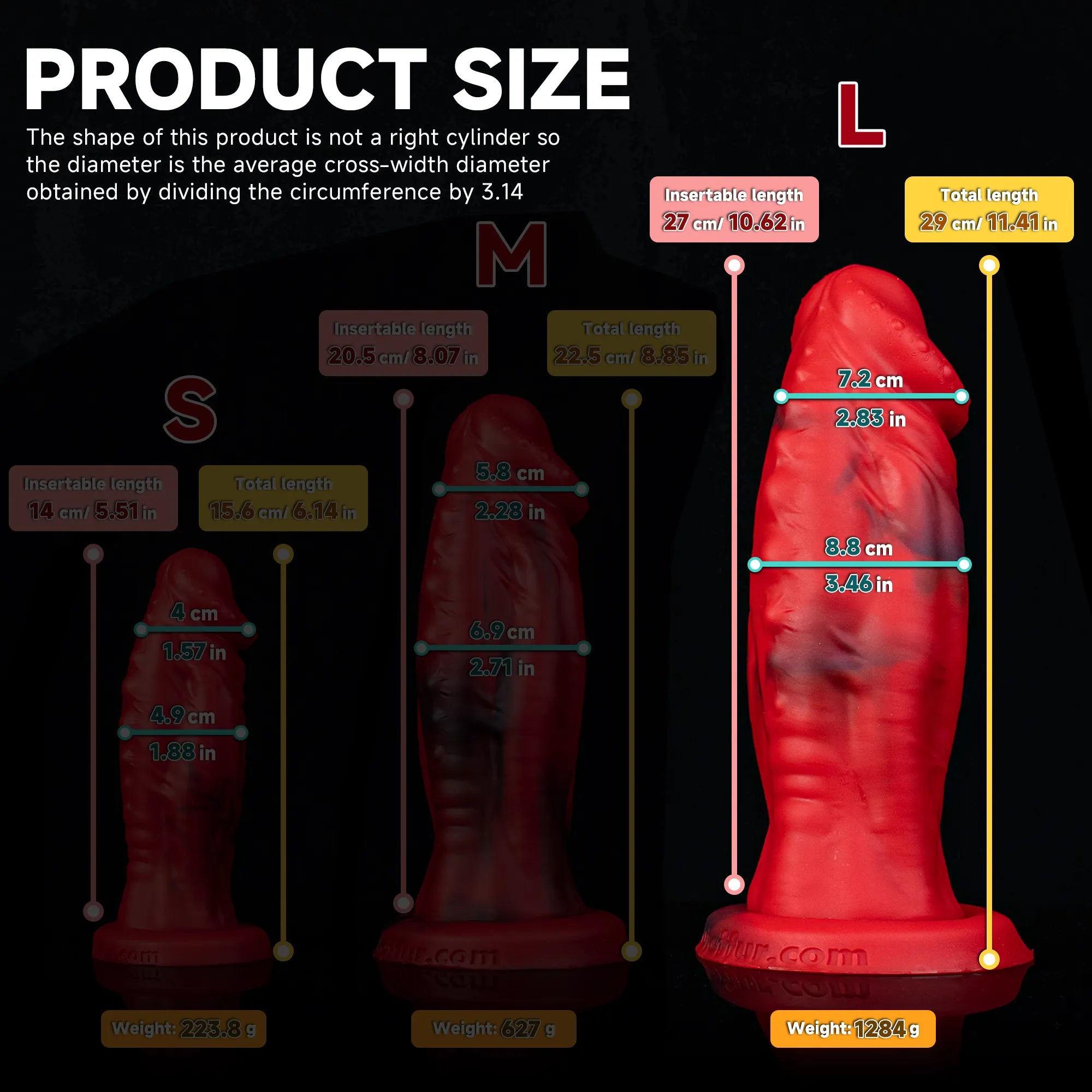 Sword Demon Giant Dildo | Strong Suction Cup Realistic Feel - Oieffur