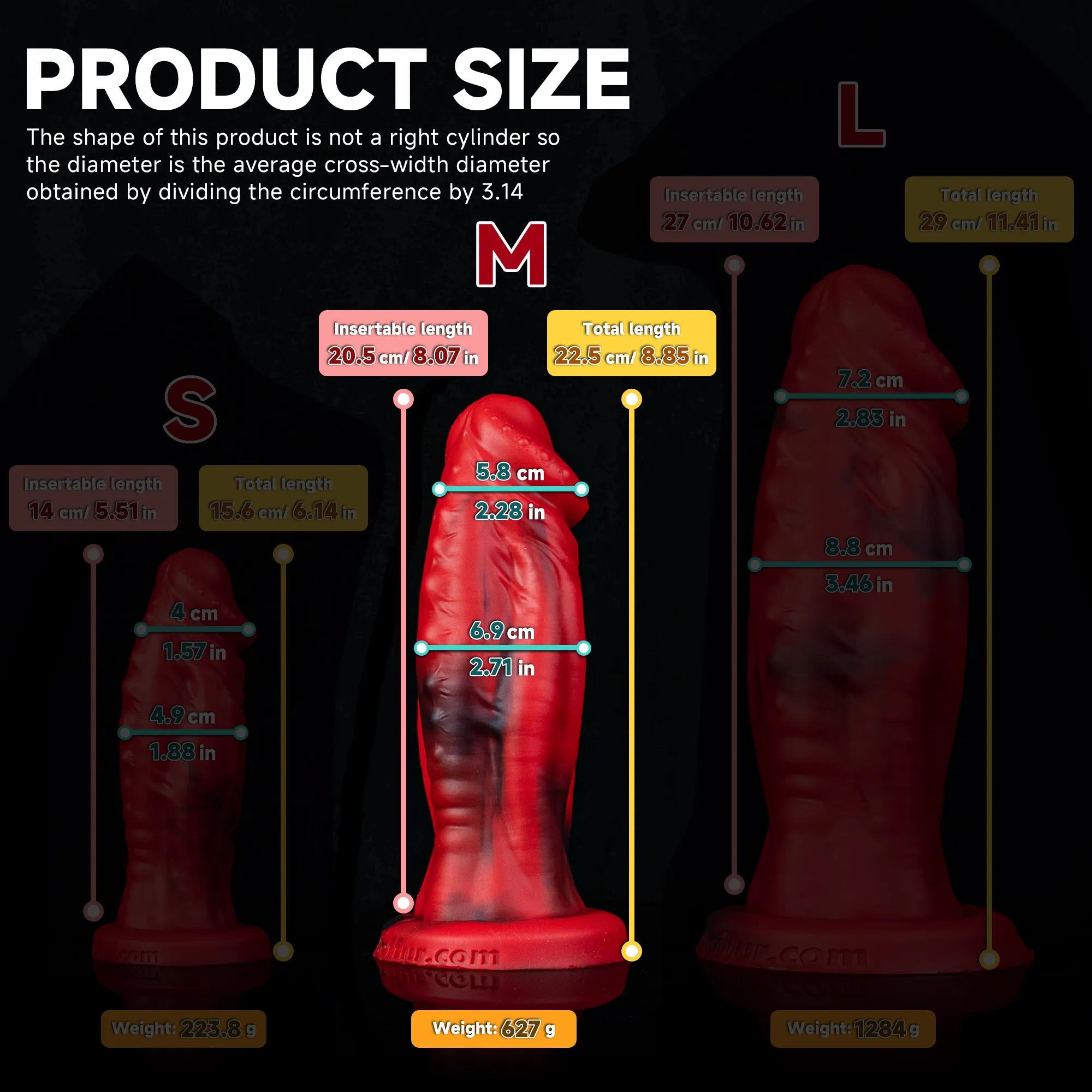 Sword Demon Giant Dildo | Strong Suction Cup Realistic Feel - Oieffur