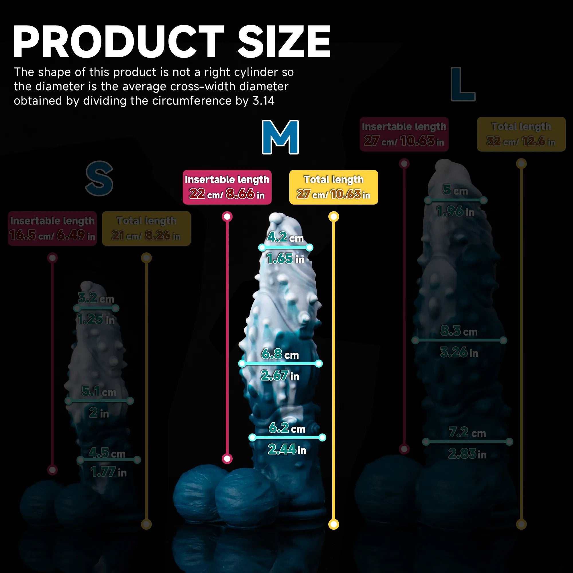 Koopa Silicone Monster Dildo - Suction Cup Design, Various Sizes Available - Oieffur