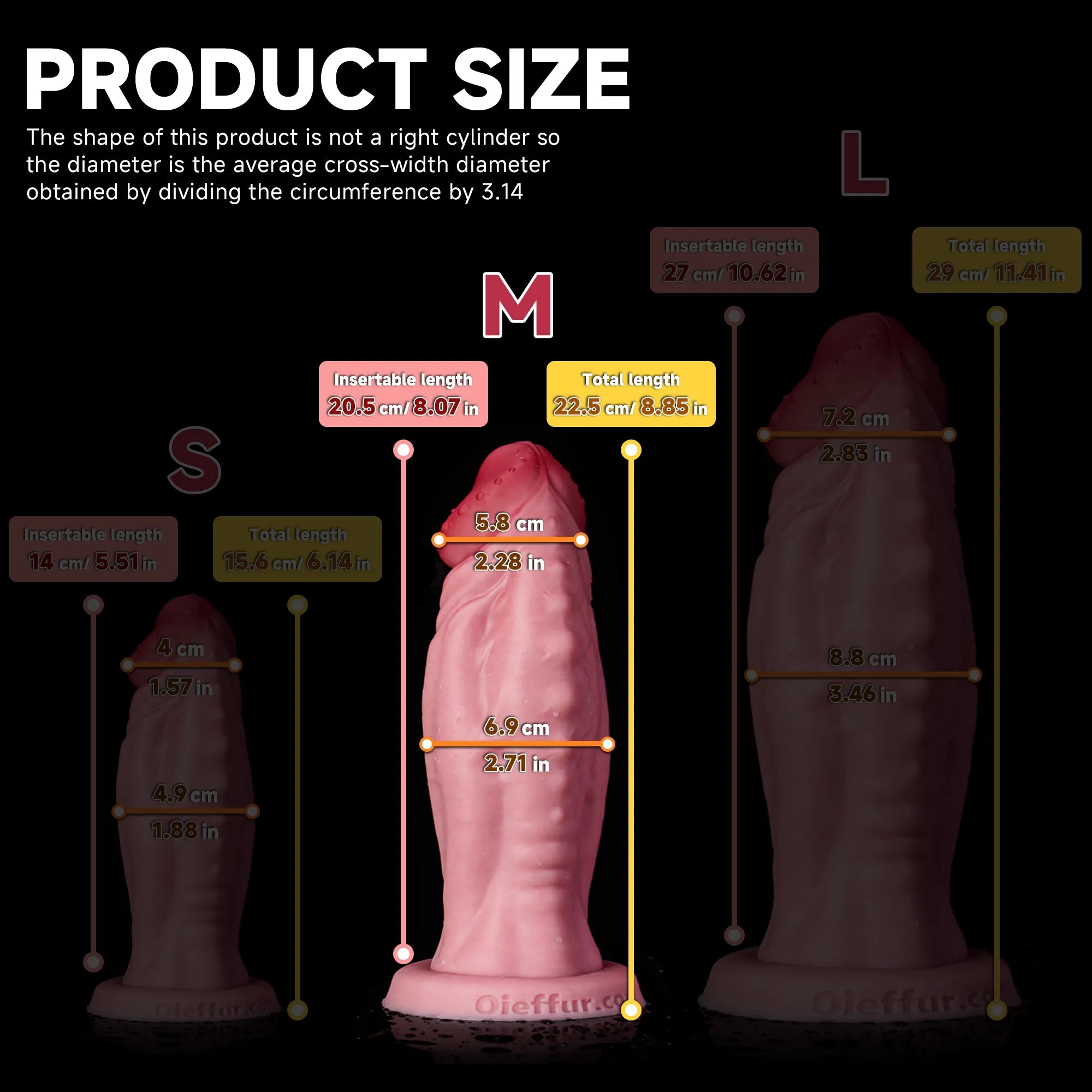 Sword Demon Giant Dildo | Strong Suction Cup Realistic Feel - Oieffur