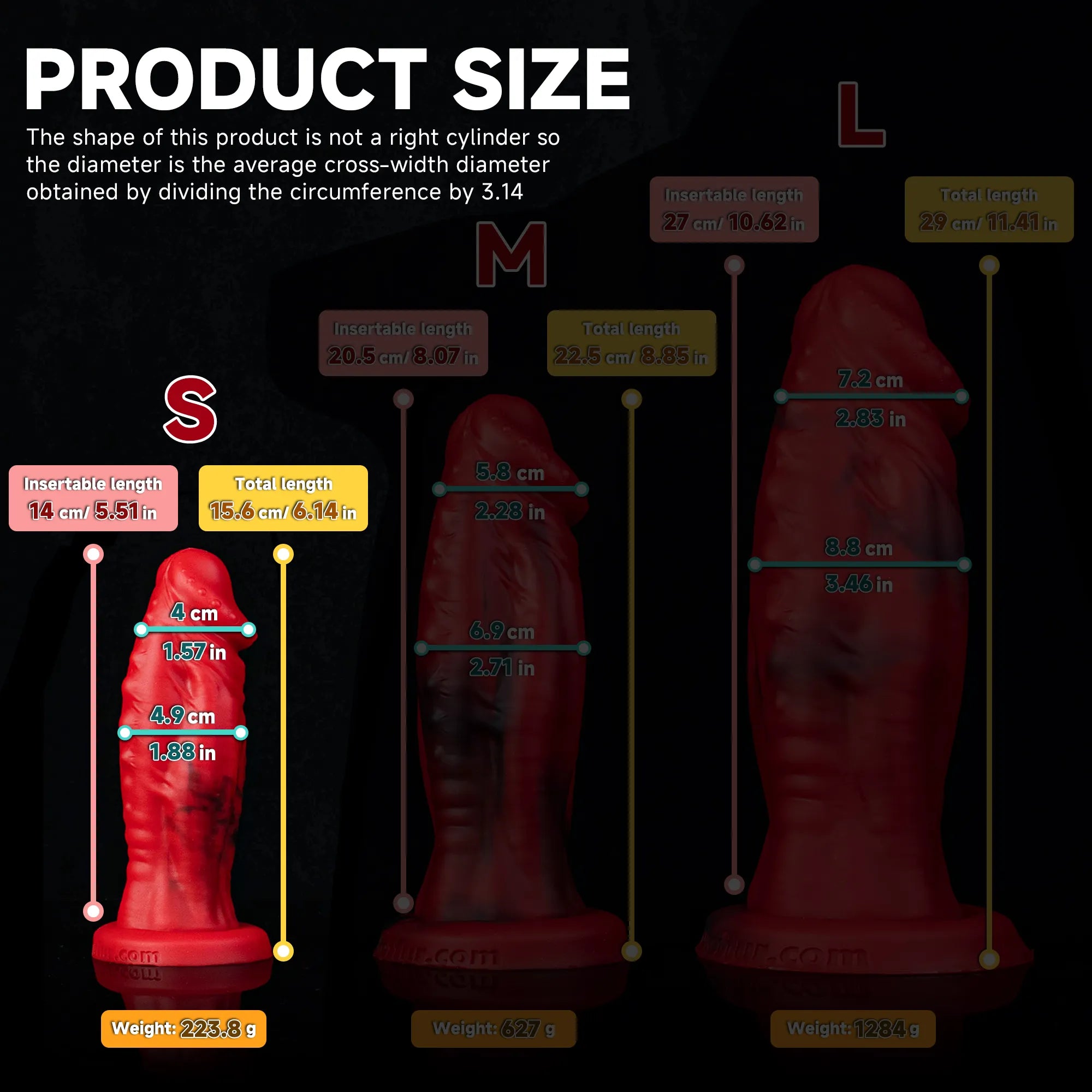Sword Demon Giant Dildo | Strong Suction Cup Realistic Feel - Oieffur