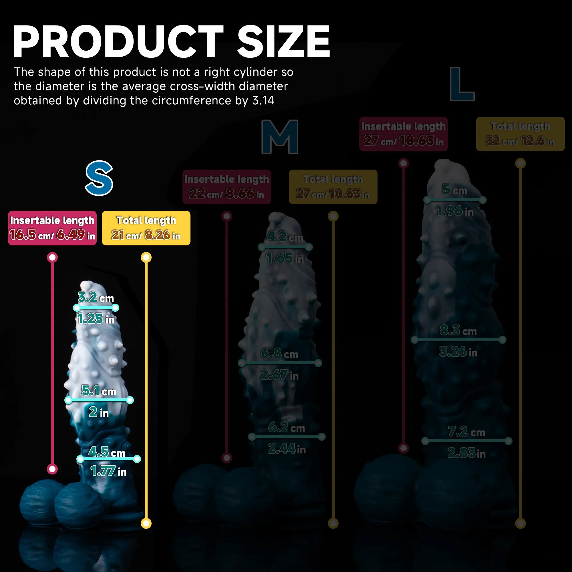 Koopa Silicone Monster Dildo - Suction Cup Design, Various Sizes Available - Oieffur