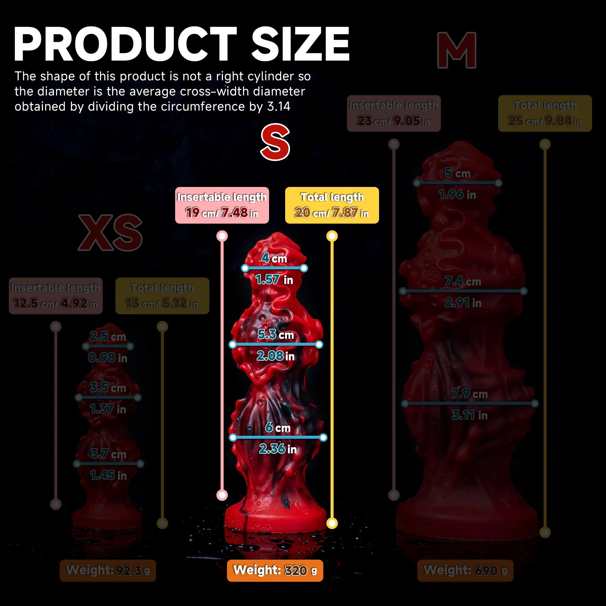 Abyssal Depths Beaded Dildo - Medical Grade Silicone - Oieffur