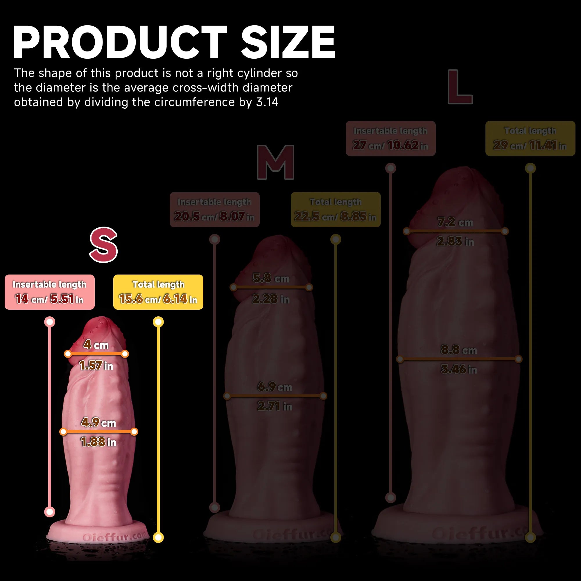 Sword Demon Giant Dildo | Strong Suction Cup Realistic Feel - Oieffur