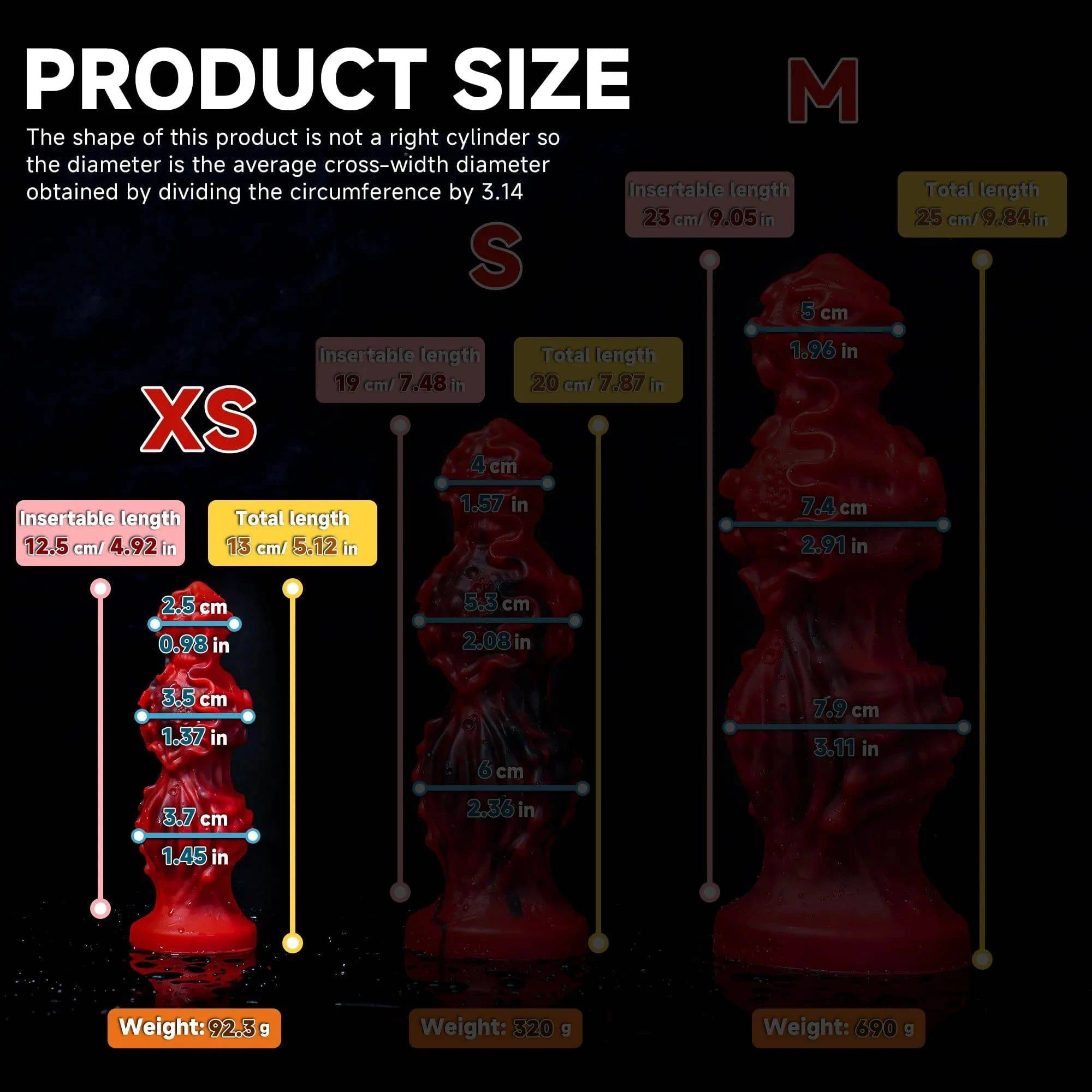 Abyssal Depths Beaded Dildo - Medical Grade Silicone