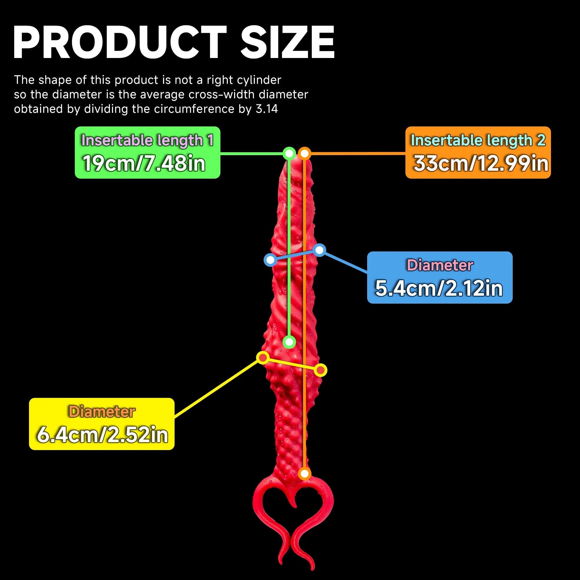 Succubus Fantasy Dildo – Premium Silicone - Oieffur