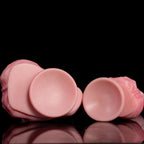 Realistic dual-layer fantasy dildo by Oieffur, featuring detailed texture and lifelike design for enhanced pleasure.