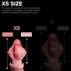 Oieffur Fissure Fantasy Stroker petal-textured platinum silicone dildo, penetrable fantasy toy for adult pleasure.