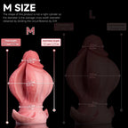 Fissure Fantasy Stroker petal-textured penetrable toy by Oieffur made of platinum silicone for realistic sensation.