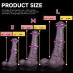 Realistic Centaur Horse dildo made of safe platinum silicone with detailed texture, designed for fantasy adult pleasure.