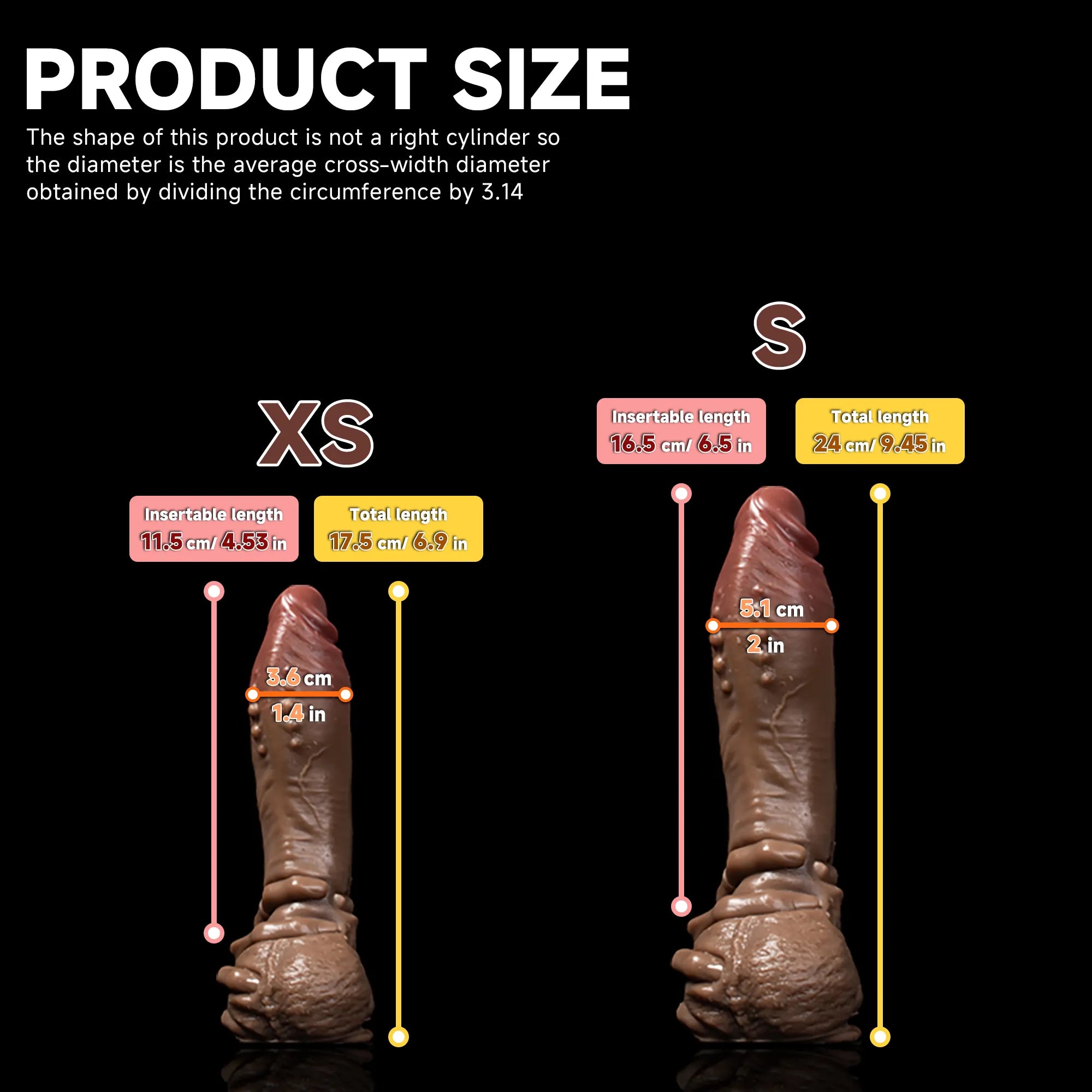 Hot Surge Fantasy Realistic Dildo - Dual Layer Design, Realistic Texture, Safe Material