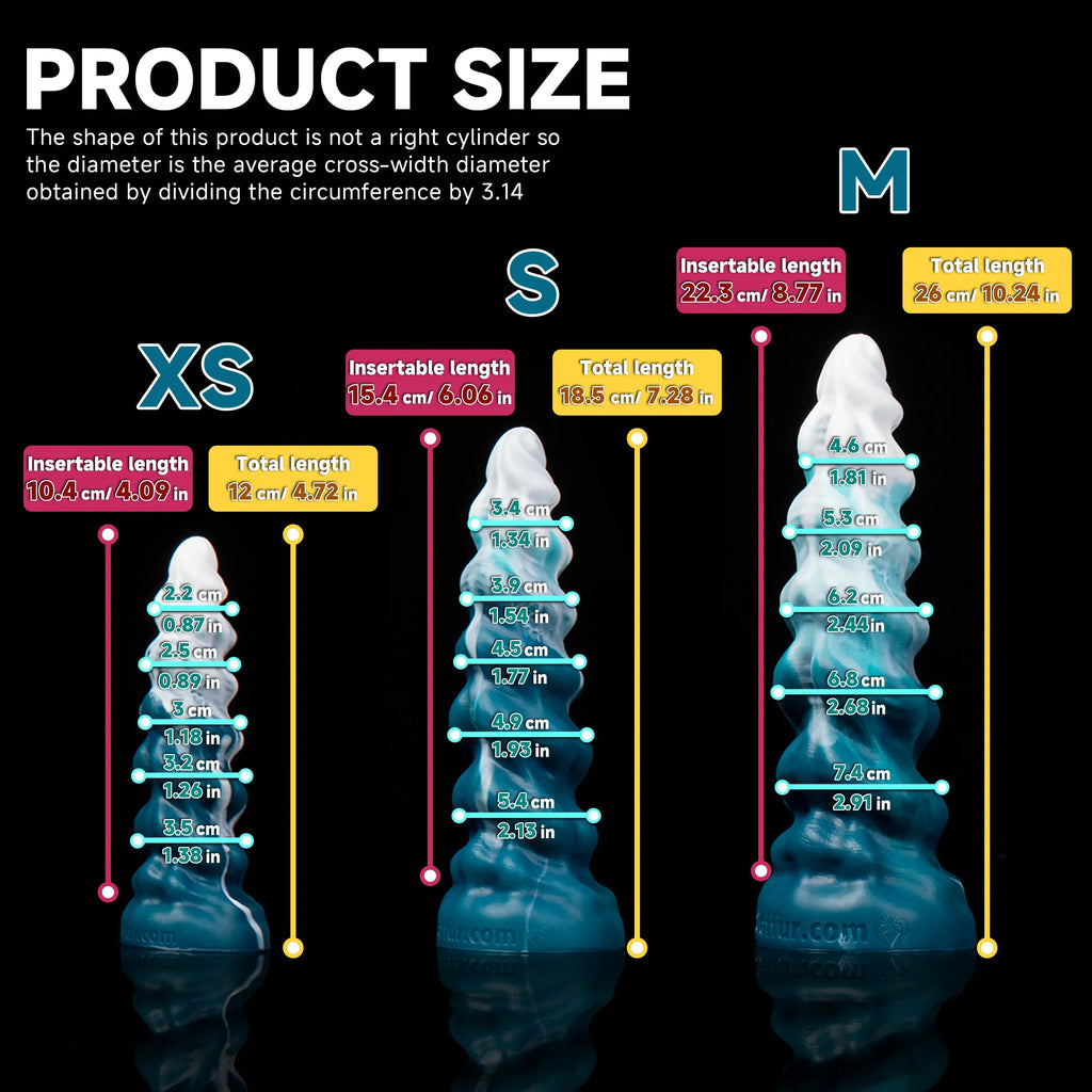 Oieffur Thick Conqueror Platinum silicone fantasy dildo with tapered design, realistic texture, and smooth surface for intimate use.