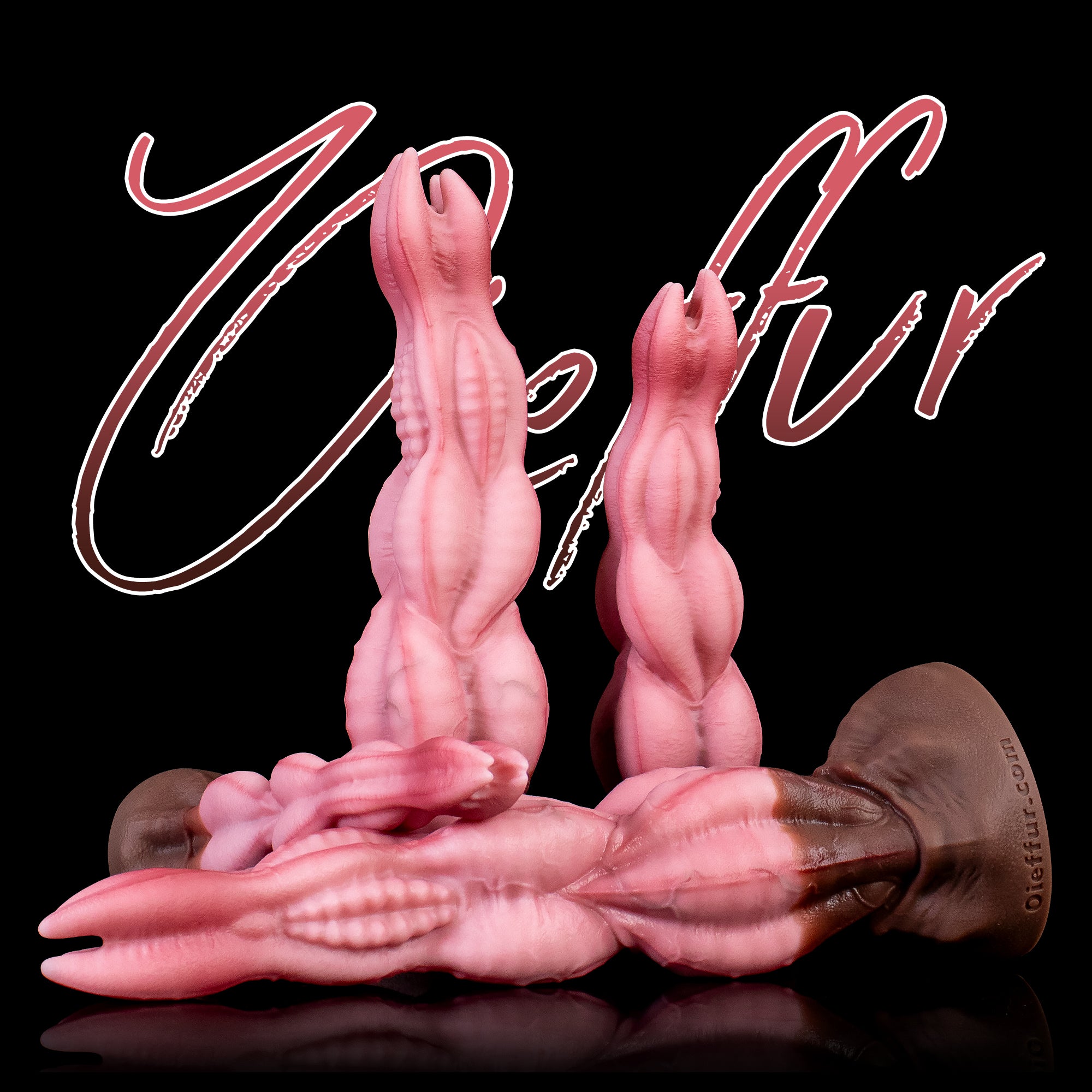 Oieffur Nagaros feathered serpent god platinum silicone fantasy dildo, detailed dragon-inspired design with textured surface.