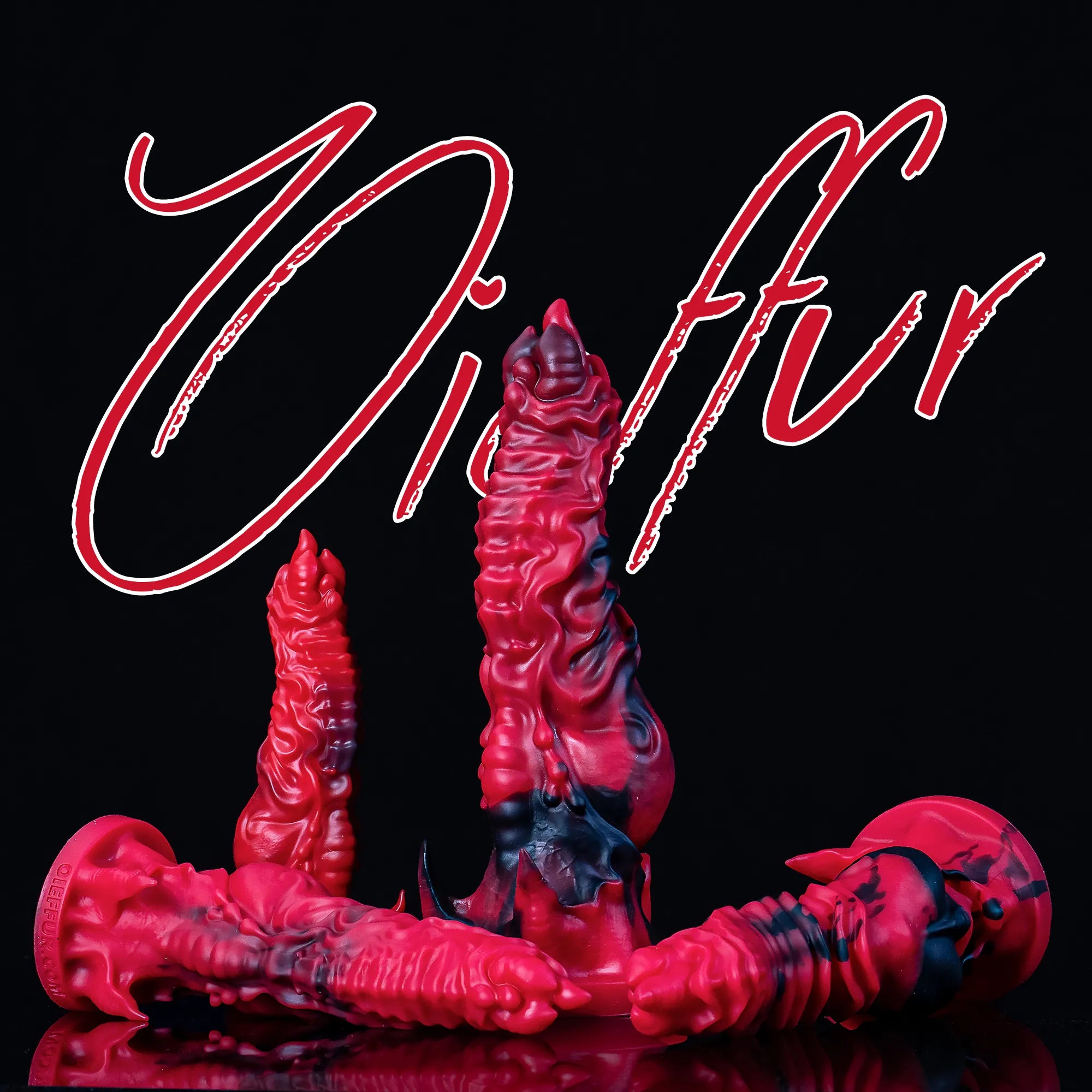 Dragon Dildo | Fantasy Silicone Toy with Scales, Tentacles & Suction Cup - Oieffur