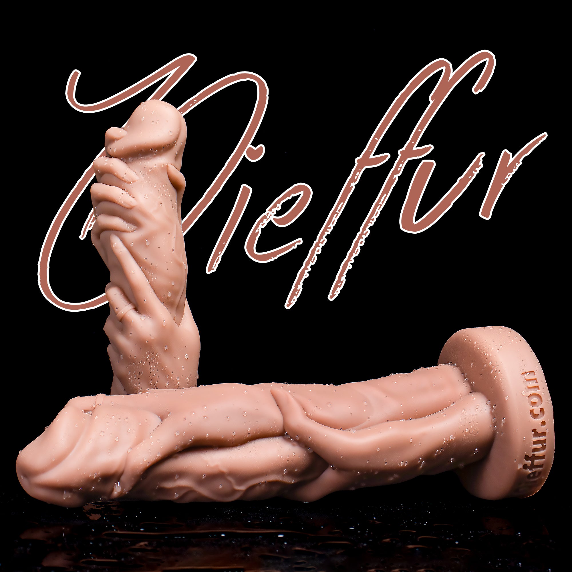 Handheld Rooster Realistic Dildo - Platinum Silicone, Unique Hand-Grip Design