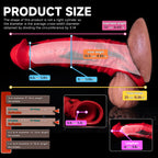 Oieffur Storm Horse Male Extender Sleeve, realistic penis sheath, designed for enhanced size and sensation during intimacy.