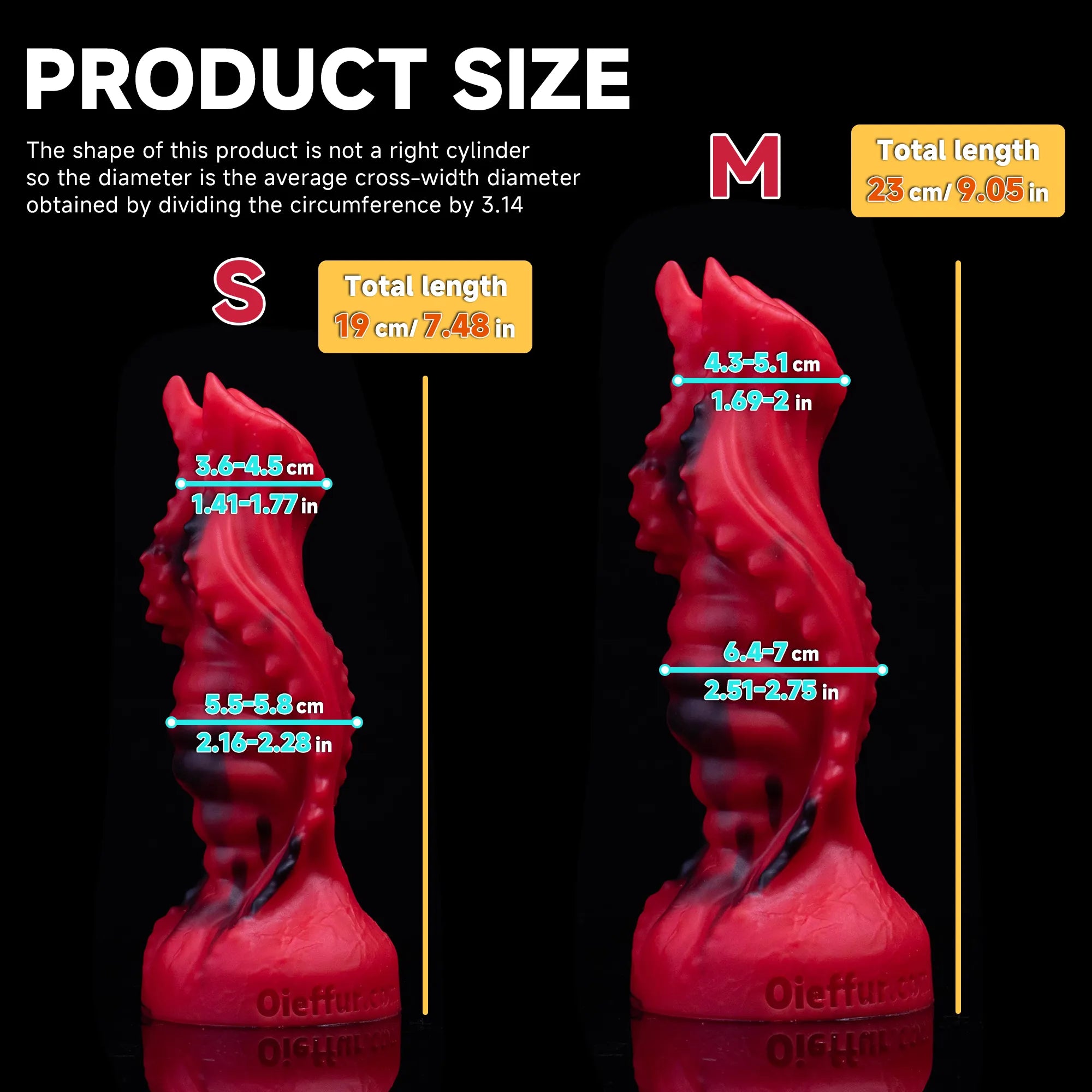 Monster Dildo-Perkin Silicone