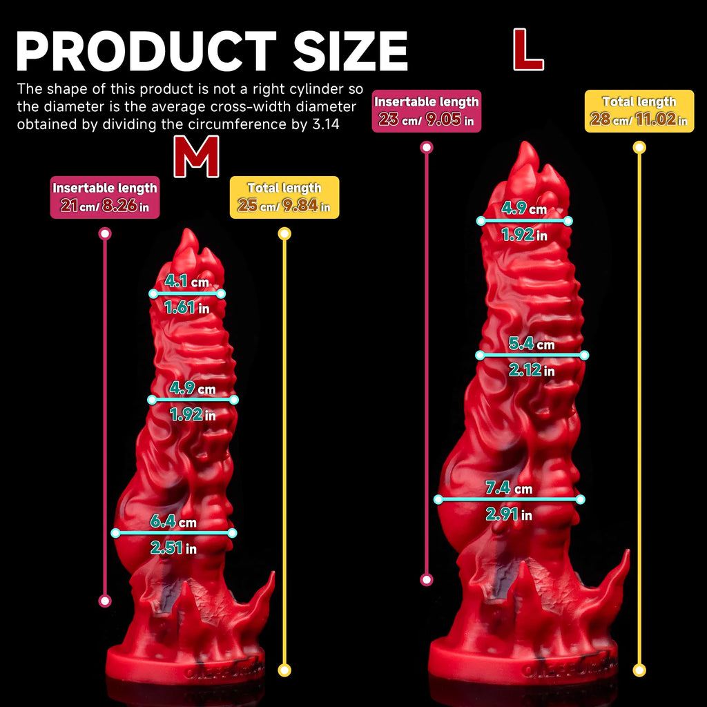 Oieffur fantasy silicone dragon dildo with scales, tentacles, and a suction cup for versatile adult pleasure.