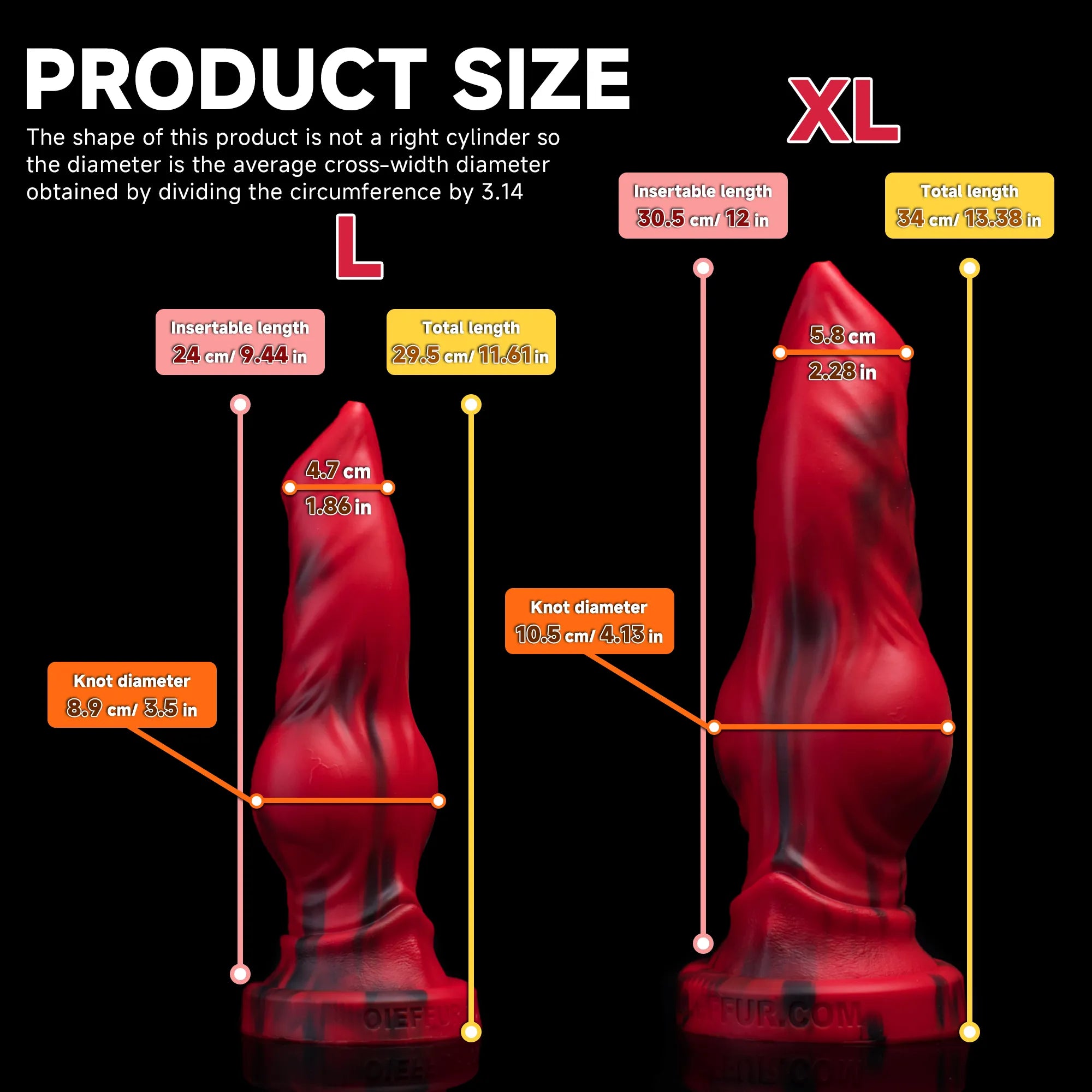 Firewolf Realistic Wolf and Dog Silicone Dildo