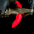 Oieffur Milking Fruit II Anal Plug with soft sleeve and hard core, featuring a realistic fantasy dildo design.