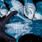 Oieffur Seahorse Wings Dragon Fantasy Dildo in soft silicone, featuring a winged dragon design for imaginative pleasure.