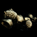 Oieffur Milking Fruit II anal plug with soft sleeve and hard core, fantasy dildo featuring colorful, detailed design.