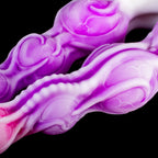 Oieffur Stardust Shuttle fantasy dildo with beads and prostate stimulation, featuring a sleek, curved design for enhanced pleasure.