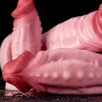 Realistic Sword Demon Giant Dildo with strong suction cup by Oieffur, featuring detailed textures and a lifelike design.