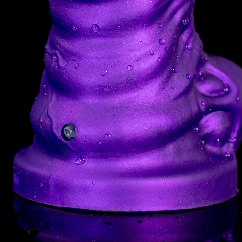 Oieffur Skyline Challenger Platinum Silicone Squirt Dildo from Fantasy Dildos collection, detailed silicone design for pleasure.