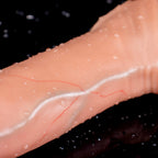 Oieffur Lifelike Sleeve Penis Extender with enhanced length and girth, realistic silicone sheath for natural appearance and fit