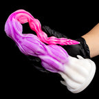 Oieffur Stardust Shuttle alien fantasy dildo with beads and prostate stimulation, featuring textured surface and flexible design.