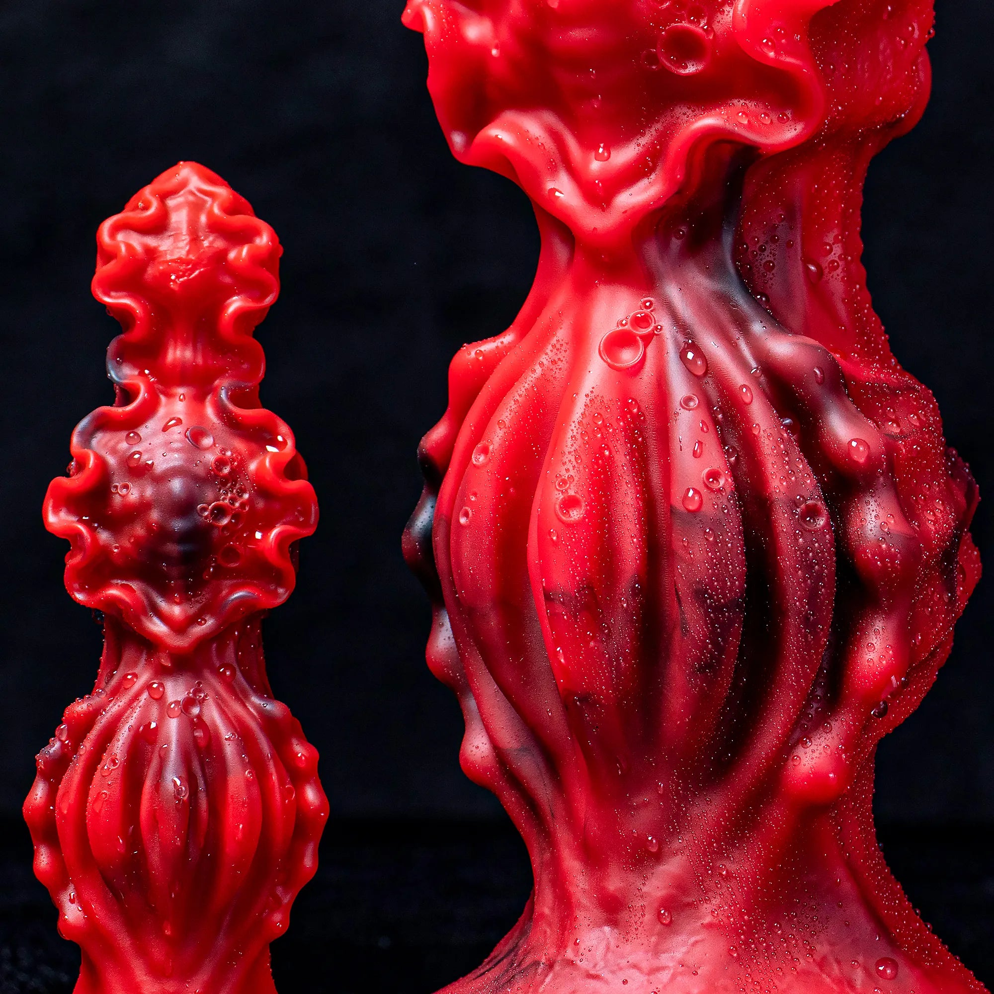 Abyssal Depths - Unique Beaded Dildo Design in Medical-Grade Silicone