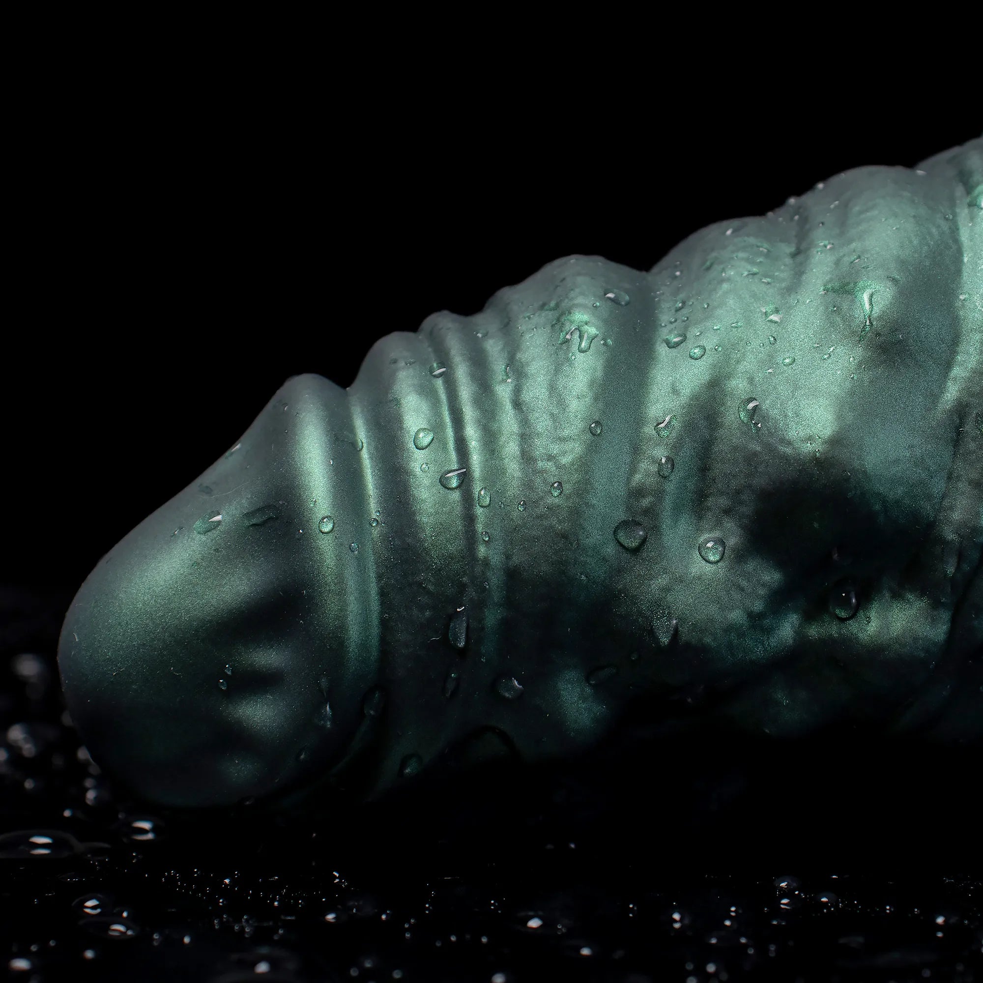 Nexus Node Monster Toy - Alien Texture, Platinum Silicone