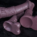 Realistic Centaur Horse fantasy dildo made of safe platinum silicone with detailed textured surface from Oieffur.