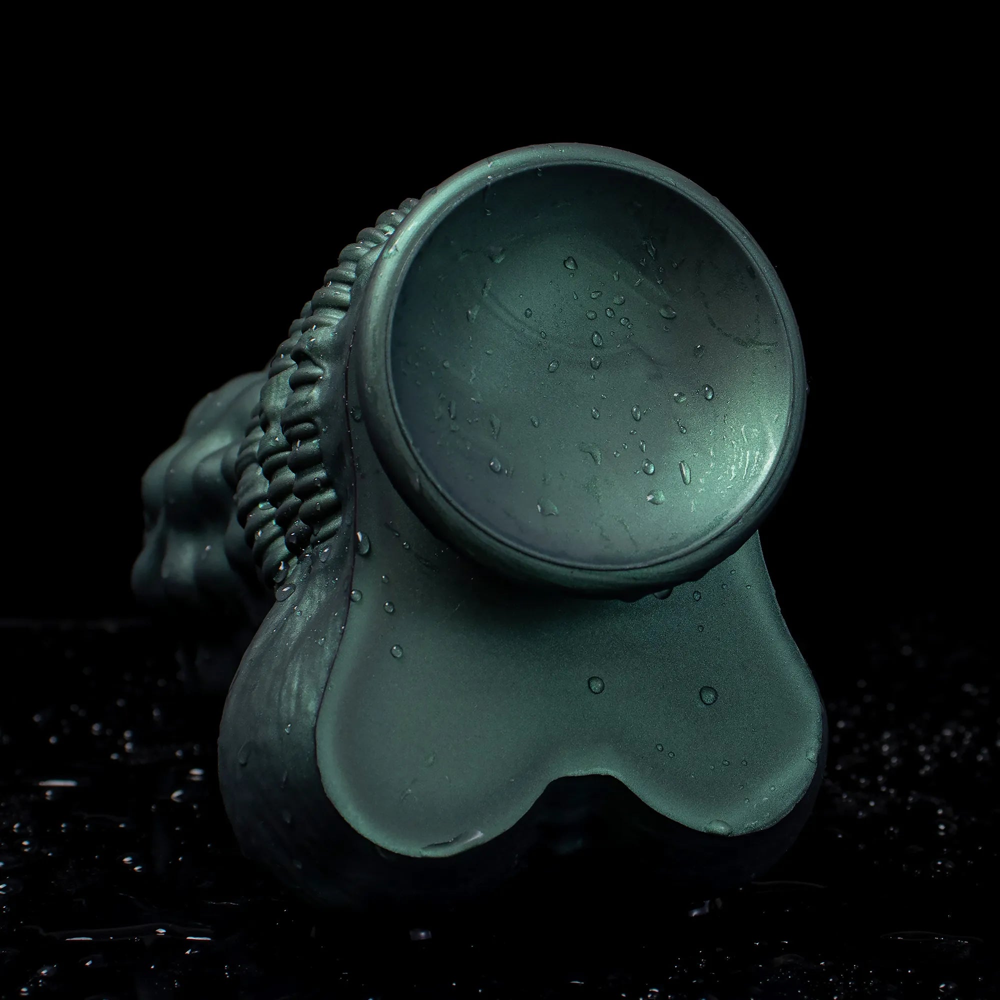 Nexus Node Monster Toy - Alien Texture, Platinum Silicone