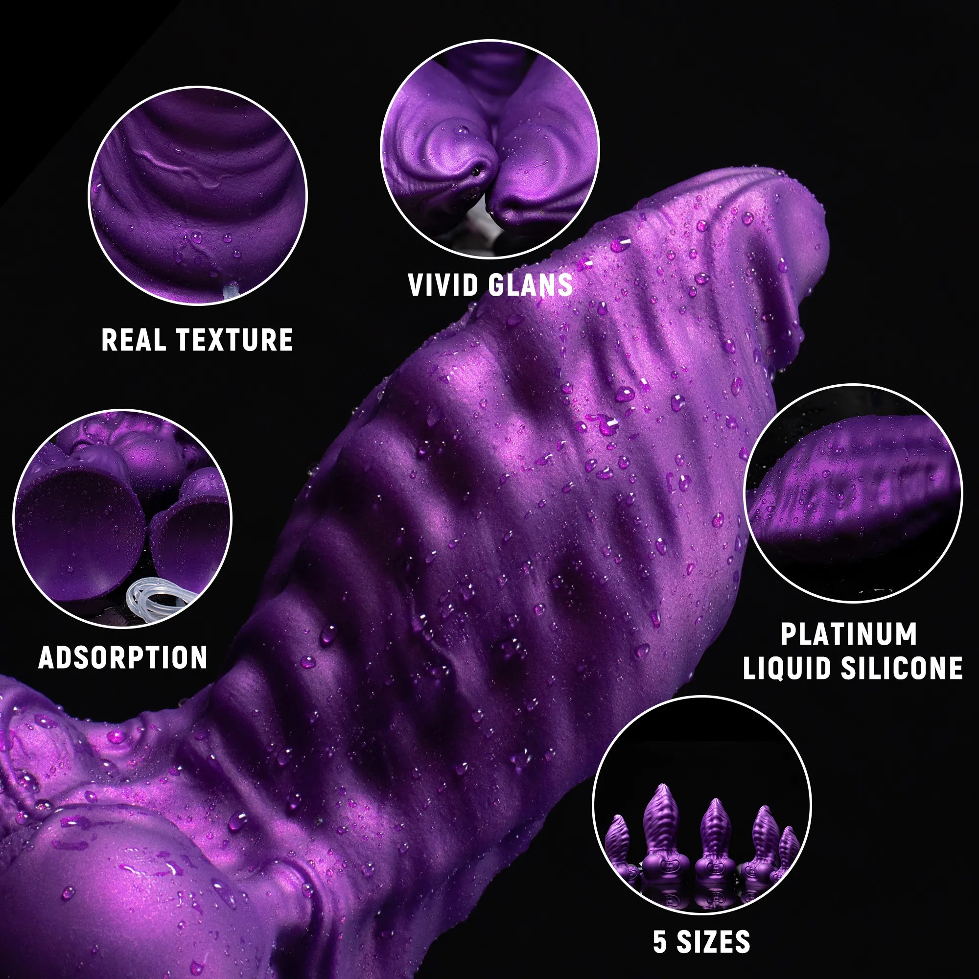 Skyline Challenger Platinum Silicone Squirt Dildo