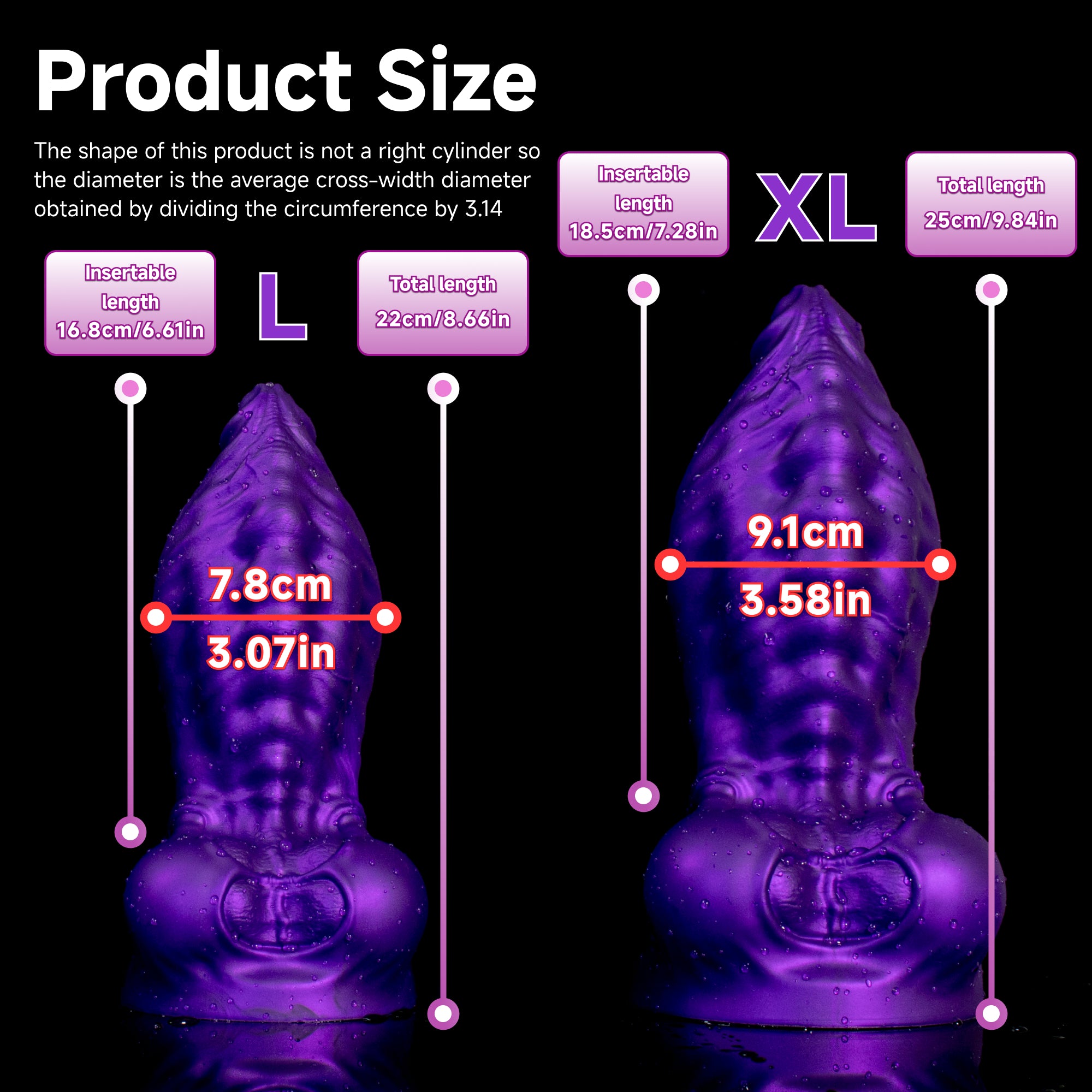 Oieffur Skyline Challenger Platinum silicone fantasy dildo with detailed texture and realistic design, shown in a close-up image.