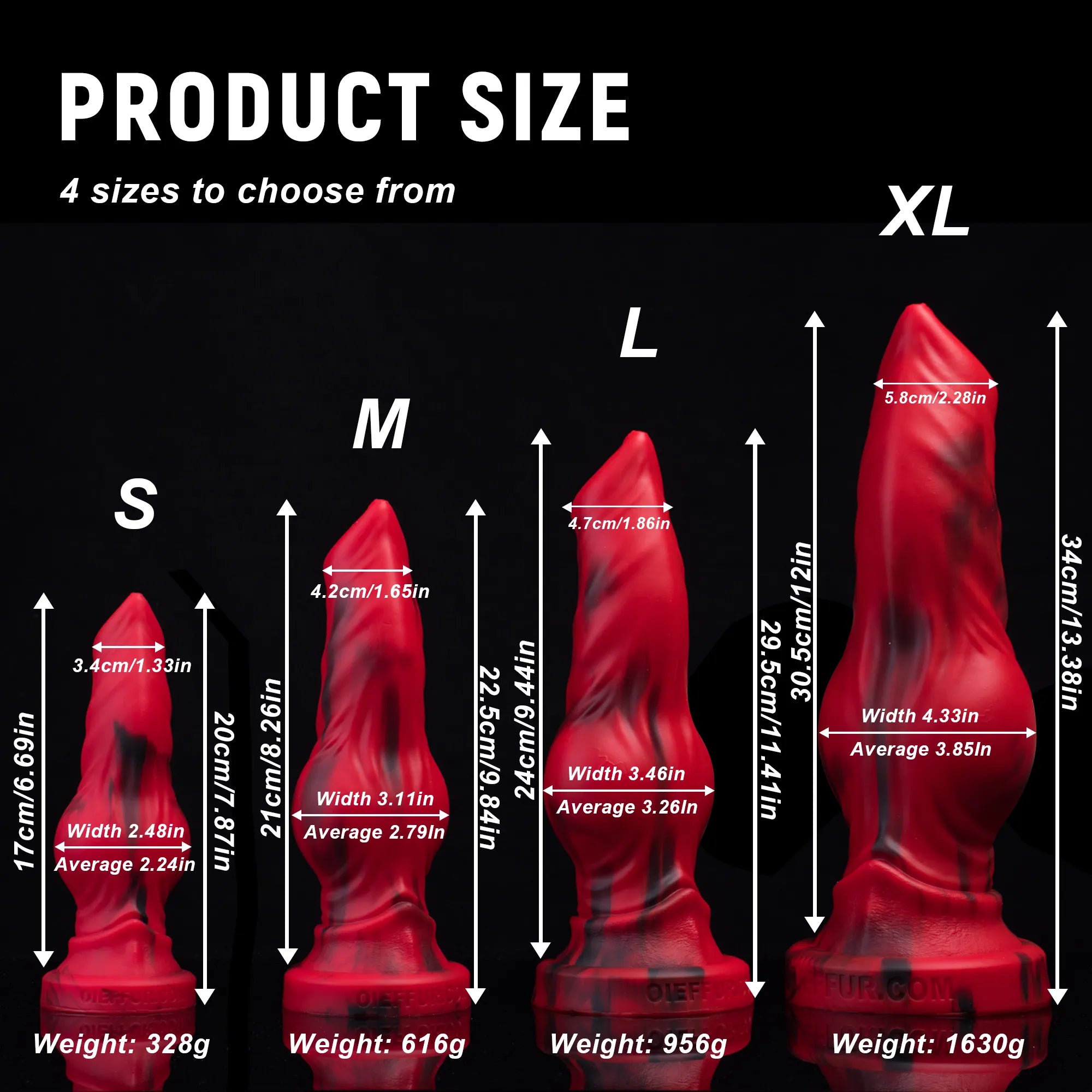 Firewolf Realistic Wolf and Dog Silicone Dildo