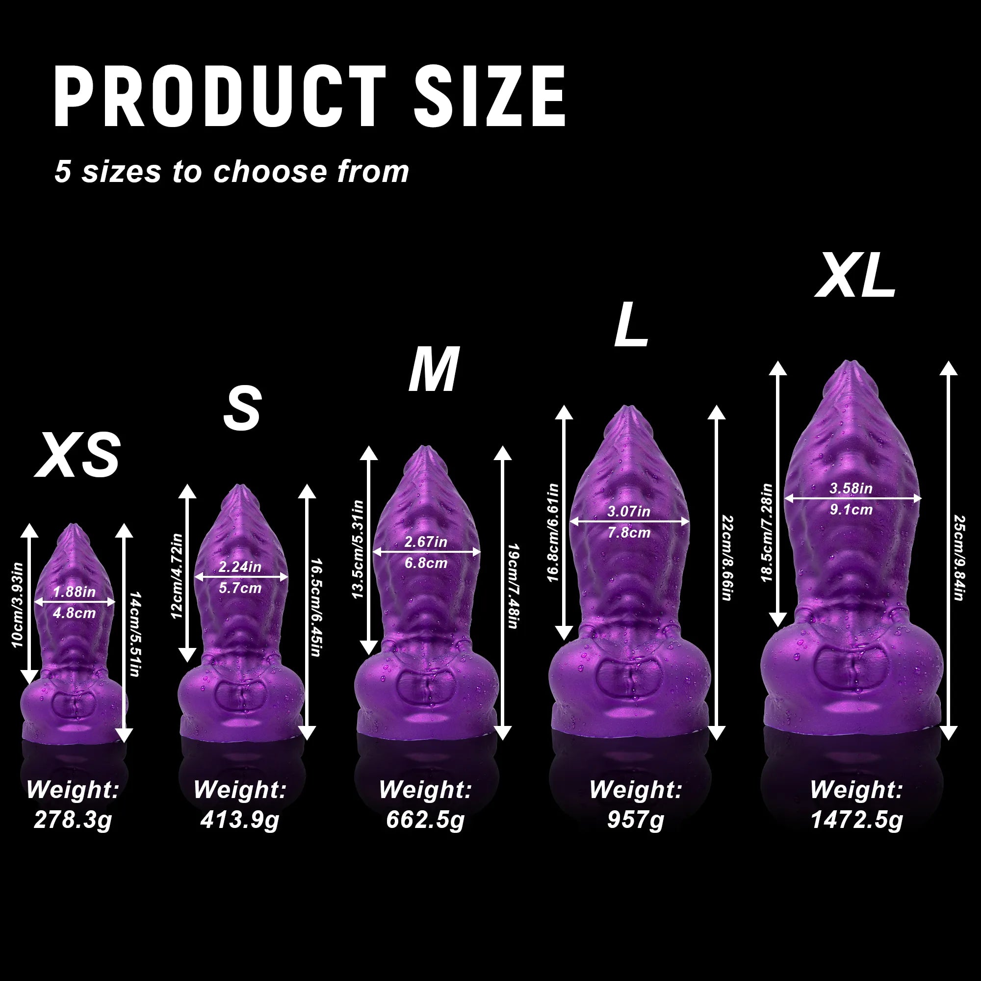 Skyline Challenger Platinum Silicone Squirt Dildo